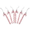 Pack of 6-13CM Glitter Candy Cane –Christmas Tree Hanging Decoration