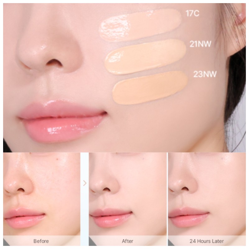 GIVERNY Cloud Mesh Cushion 15g*2ea, Color:21NW Light Beige