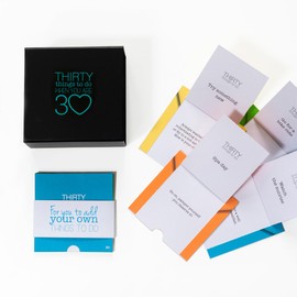 Thirty Things To Do When You Are 30 - A 30th Birthday Gifts for women and men. A 30th birthday gift ideas that make the celebrations last all year. Perfect for a son or daughter 30th birthday gifts