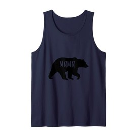 Mama Bear Gift for Mom and Womens Cute Tank Top