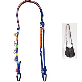 Orange/Blue Paracord Purse Straps Replacement Crossbody,Adjustable Rope Braided Bag Strap Heavy Duty Hand Woven Shoulder Strap for Handbags Camera Cell Phone Water Bottle Canvas