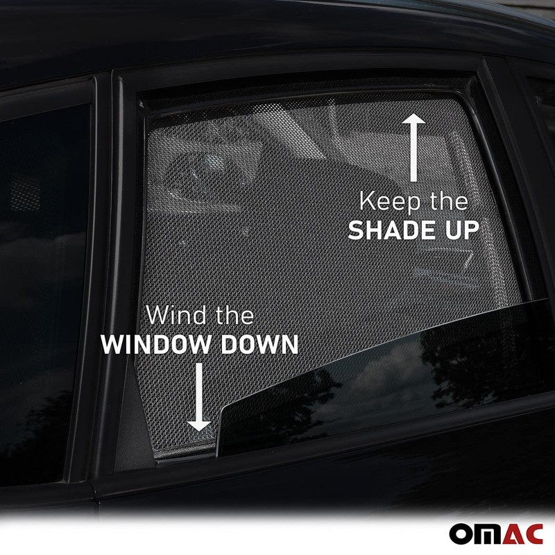 OMAC Side Rear Window Curtain Mesh UV Block for Volvo
