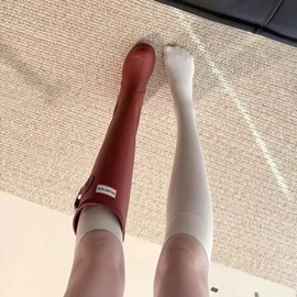 Miu Women's Autumn/Winter Long Stretch Steel Stockings & Knee-High JK Style Socks Free Size (Individual Packaging)/Dark Gray 3ea
