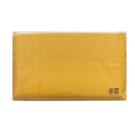 Mino Washi Japanese Toraditional Kaishi Ppaper 30 sheets of Plain Kaishi Paper in Japanese Colorful Yuzen Paper Poach with Sweet Pick [Yellow], 5.7 x 6.9 inches(145 x 175 mm)