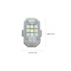 4Pcs LED Strobe Light High Brightness Waterproof Portable Wireless Flashing