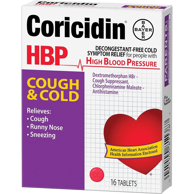 Coricidin HBP Coricidin HBP Antihistamine Cough & Cold Suppressant Tablets,