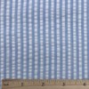 Seersucker Striped Fabric, Color Blue/White, 57" Wide x 1 Yard