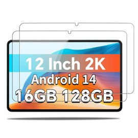 NOUKAJU Screen Protector for TECLAST T60 Plus 12inch, Hd Tempered Glass,9h Hardness,Scratch,Anti-Fingerprin,Tempered Glass Film Guard for TECLAST T60 Plus[2 Pack]