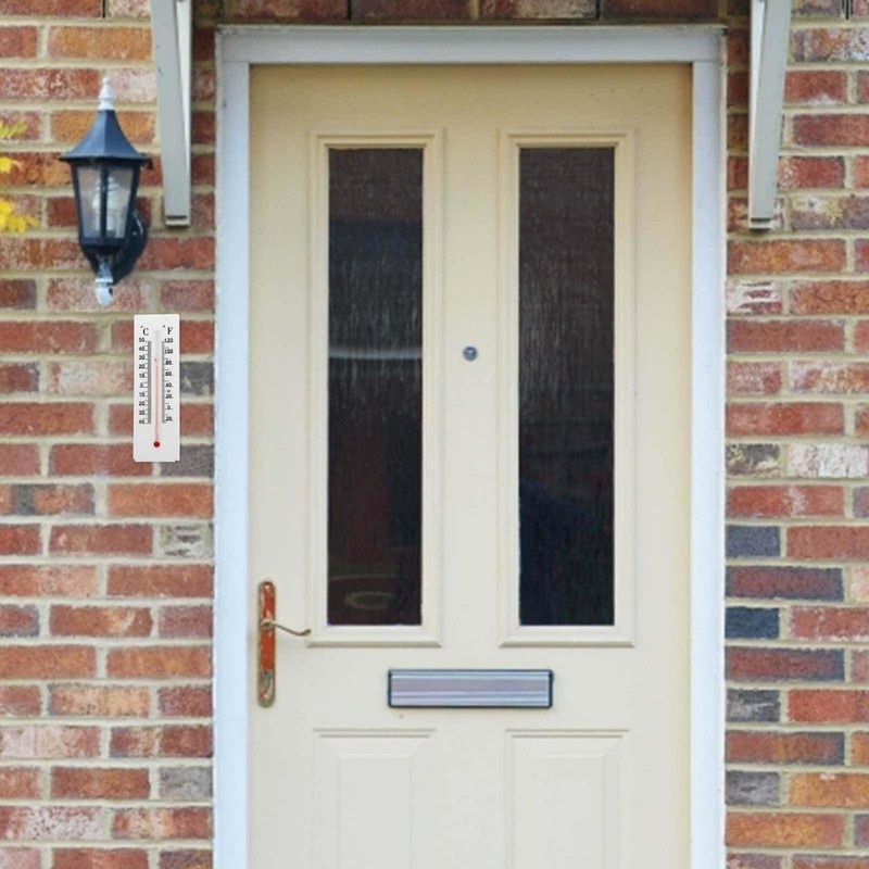 Operitacx Thermometer Key Hider Decorative Key Saving Box Weatherproof Plastic