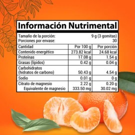 Citrato de Magnesio Naturim en Gomitas Sabor Mandarina con 90 Unidades                                                                                