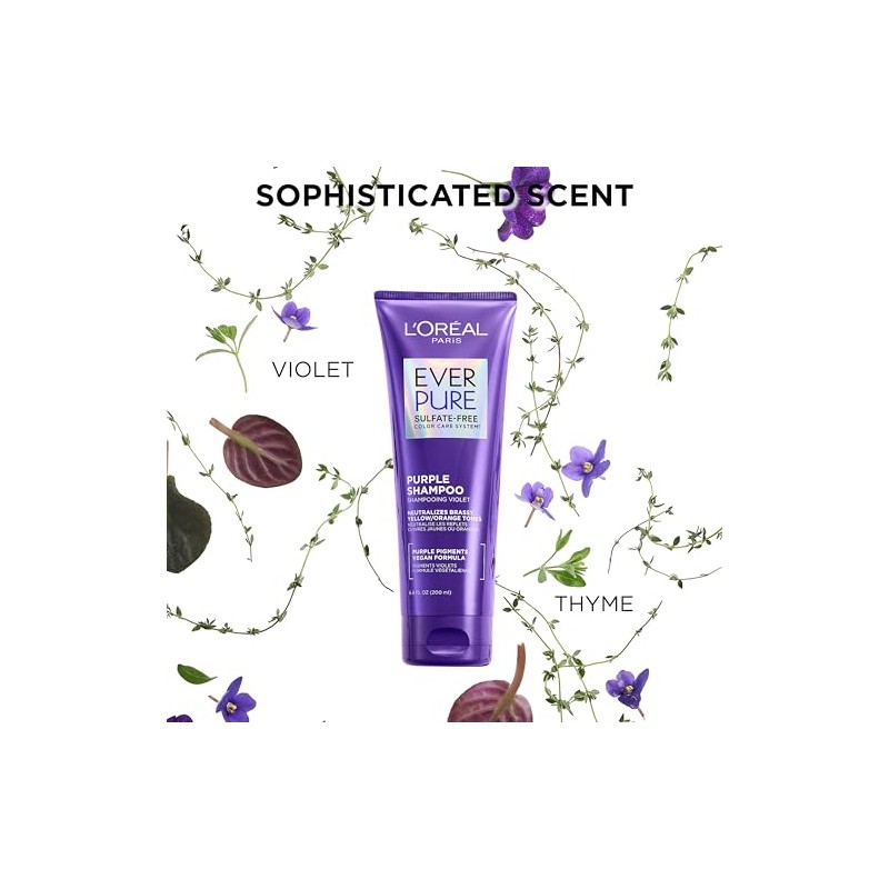 L'Oréal Paris Ever Pure Purple Shampoo Matizador Pelo Rubio 200