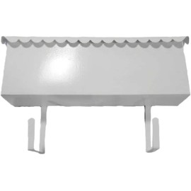 Tuff Stuff 15" X 6-1/4" X 3" Horizontal Mailbox - White Enamel Finish