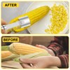 3PCS Corn Peeler Stainless Steel Corn Cutter with Long Handle
