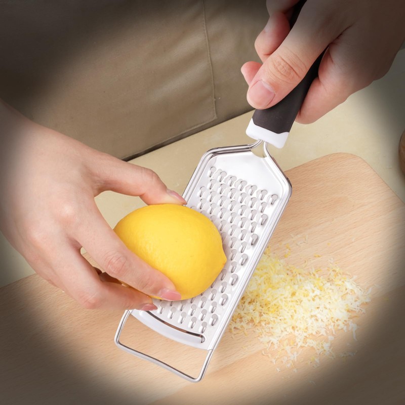 2 Pack, Cheese Box Grater & Handheld Cheese Grater Set,