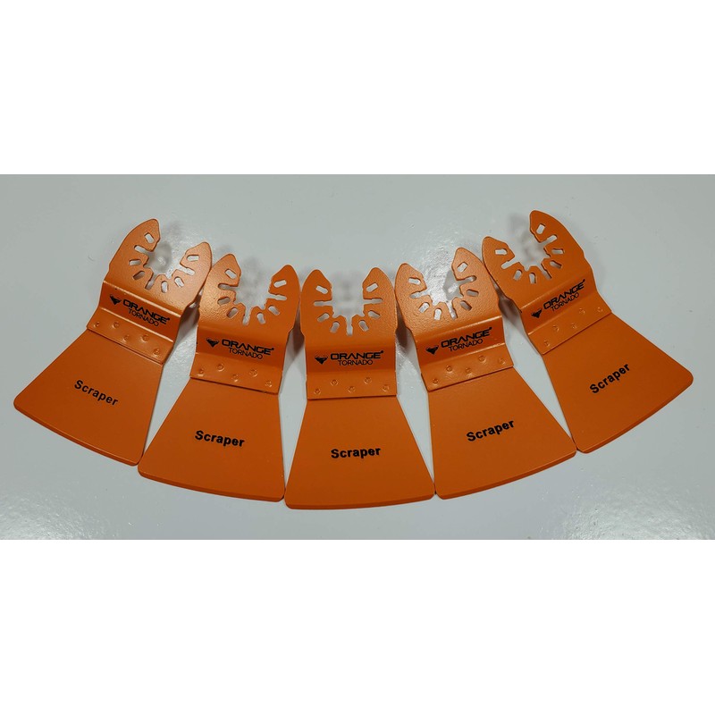 ORANGE TORNADO 5 Pack 2" Scraper Oscillating Blades…