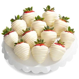 A Gift Inside White Out Dipped Strawberries - 12 Berries