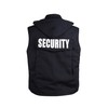 BACKBONE Men's Security Vest with SECURITY Embroidery - Durable 8-Pocket