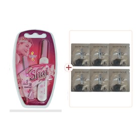 Dorco Shy Pocket Eyebrow Razor x 1 + Amore Clinical Response Triple Shot Serum 1ml x 6 / 도루코 샤이포켓 눈썹면도기 1개 + 아모레 클리니컬 레스폰스 트리플샷 세럼 1ml 6장