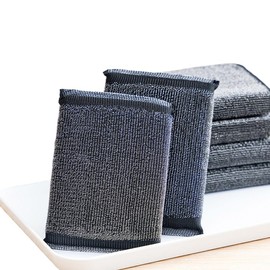 QUZGVEXA Stainless Steel Scrubber Sponges, 6-Pack, Heavy Duty, Non-Scratch, Kitchen and Multi-Surface Cleaning