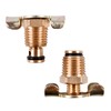 ZAP Performance Brass Radiator Drain Valve 1/4-Inch NPT Wing style