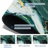 Green Marble Sink Splash Guard Faucet Mat Liquid Gold Marble