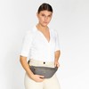 Lazarotti Bologna Women's Leather Belt Bag, Adjustable Shoulder Strap, Large