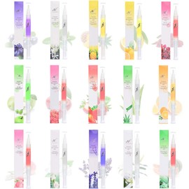 15 PIEZAS Pluma quitacutas Cutícula para Arte de Uñas Aceite Nutritivo Esmalte Reparación Agujillas y Cutículas Acrílicas Falsas Naturales