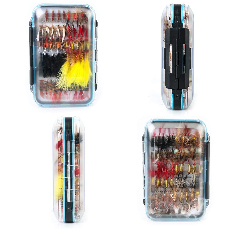 Maxcatch 120 pcs Fly Fishing Flies Kit Handmade Assortment Dry/Wet