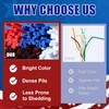 600 PCS Pipe Cleaners, Red Blue White Pipe Cleaners Bulk