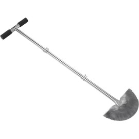 Bordeadora de Césped Manual de Acero Inoxidable con Dientes de Sierra de 96.5 cm Aramox