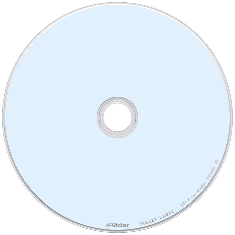 Victor AR80FPX20SJ1 CD-R for Music, 80 Minutes, 20 Pieces, Color