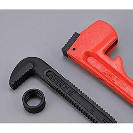Vogueing Tool Stilsons Pipe Wrench Adjustable Wrench Heavy Duty Repair Plumbing 10" Max Clamp 48mm