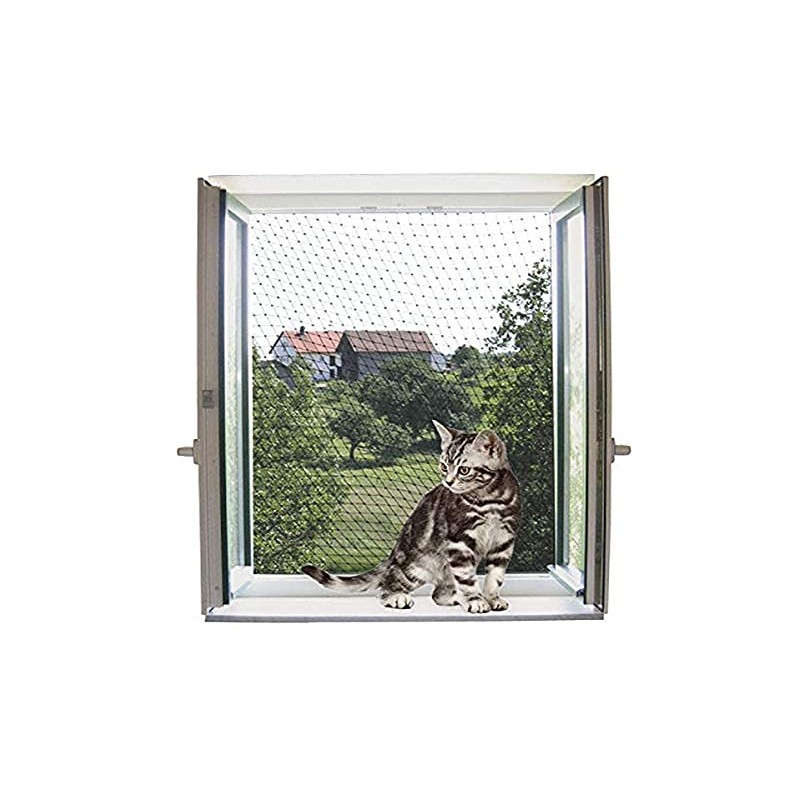 Kerbl Cat Protection Net, transparent, 4 x 3 m