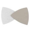 TA-VIGOR 10Pcs 5000 Grit Triangular Sandpaper, 90mm Hook and Loop
