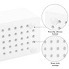 Linkidea Toothbrush Holder with Diatomite Drying Stone, Acrylic Bathroom Drawer