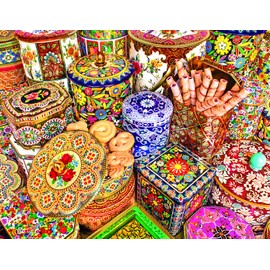 Springbok's 500 Piece Jigsaw Puzzle Cookie Tins - Made in USA
