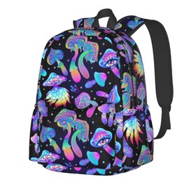 Daily Backpack Mushroom Backpacks Travel Laptop Daypack 17 inch Bags for Men Women