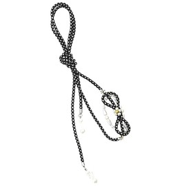 JIUJIUYCL Decorative Lace, Belt Fastening, Yukata, Kimono Accessory, Japanese Style, Pearl, Kimono, Cute, Coming-of-Age Ceremony, Graduation Ceremony, Shichi-Go-San Festival, Black