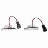 Pair of LED License Plate Lamp White Light 34100S0A013 Fit