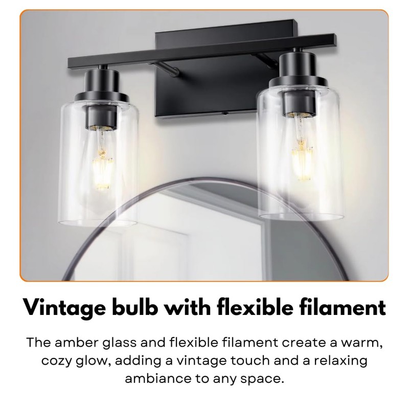 Homefy ST19 Vintage LED Light Bulb 6 Pack