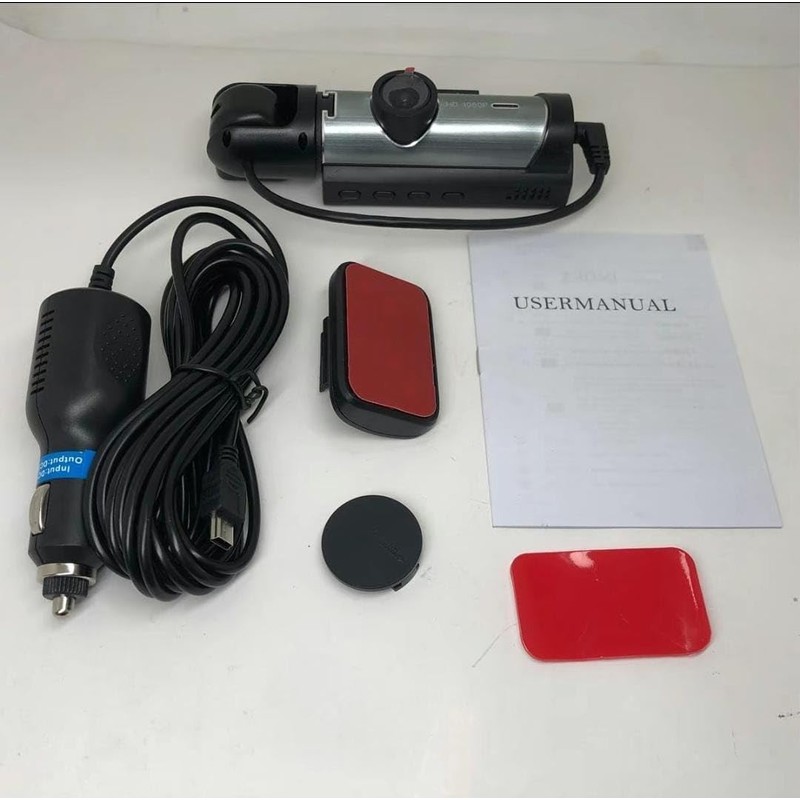 Dash Cam Front & Rear, Cardvr Video Dash, 1 Count
