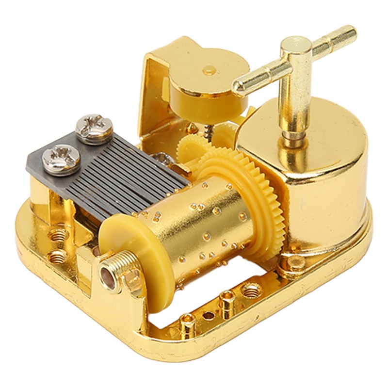Music Box Movement Golden Clockwork Music Box Windup Musical Mechanism
