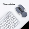 Ergonomic Wireless Mouse Inbuilt Battery Adjustable DPI Electroplating Process Integrated