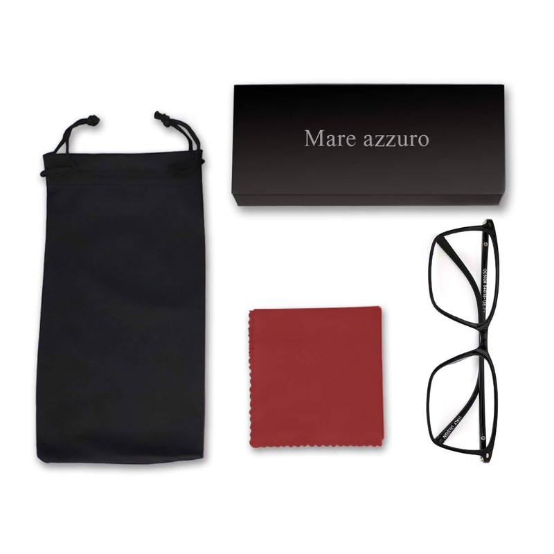 MARE AZZURO Men Reading Glasses Stylish Readers 0 100 125