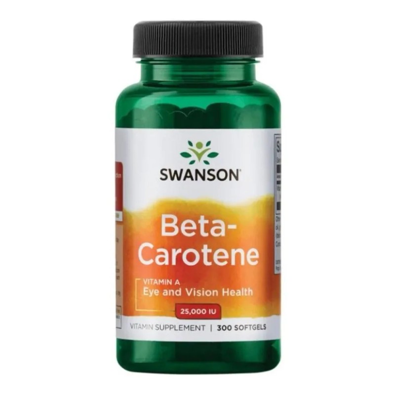 Beta Caroteno Pro Vitamina A 300 Capsulas 7500mcg Eg Y3