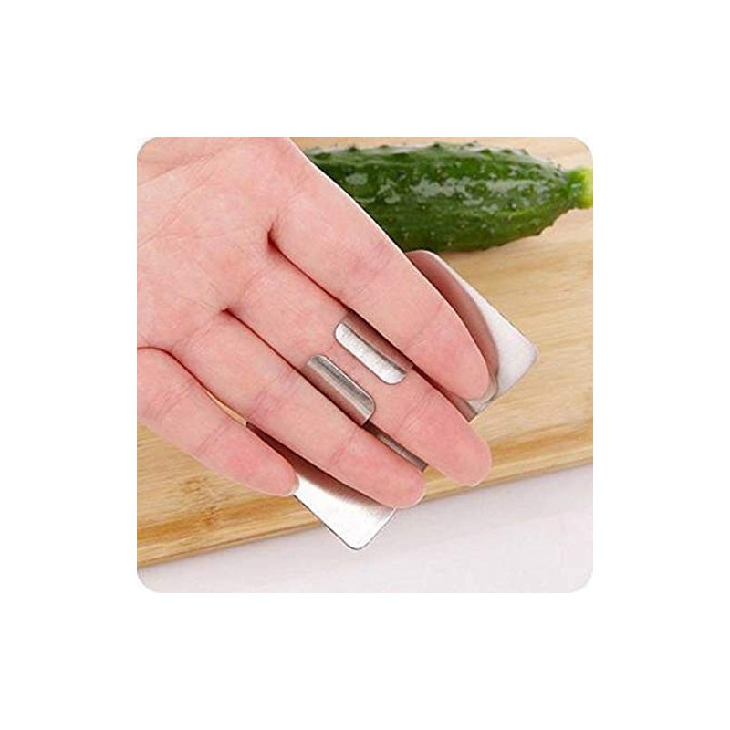 GEMOX Stainless Steel Finger Guard for Slicing - Cutting Protector