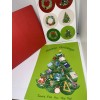 5-Teacher “Happy Holidays” Cards, Envelopes and Stickers