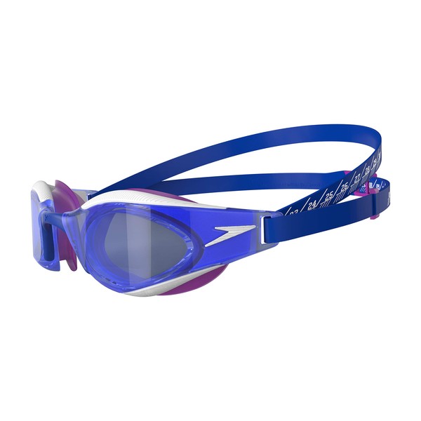 Speedo Unisex Adult Fastskin Hyper Elite Swimming Goggles, Blue Flame/Diva/White, One Size