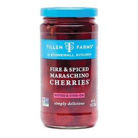 Tillen Farms Fire & Spiced Maraschino Cherries, 13.5 oz
