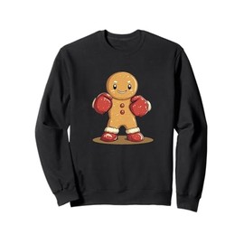 Sugar and Spice with this Gingerbread Man Boxing Costume Sweatshirt